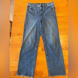 Express Jeans Modern Straight Super High Rise